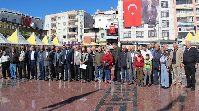 Alternatif törene CHP'liler ve ADD'liler katıldı.