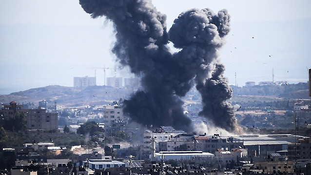 File photo: Israel strikes several targets in Gaza Strip
