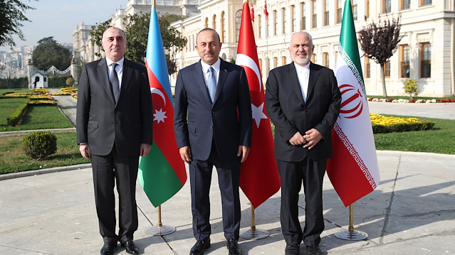 The tripartite meeting of foreign ministers of Azerbaijan, Turkey and Iran