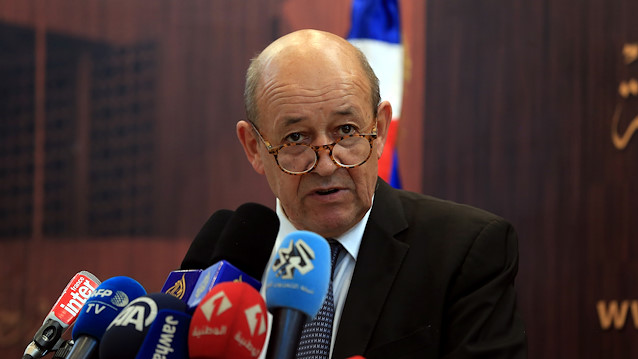 French Foreign Affairs Minister Jean-Yves Le Drian