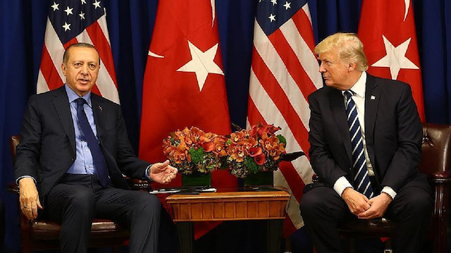 U.S. President Donald Trump and Turkish President Tayyip Erdogan 