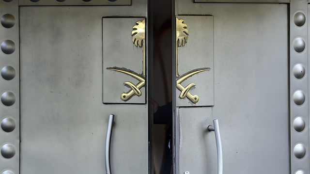Saudi consulate in Istanbul, Turkey.