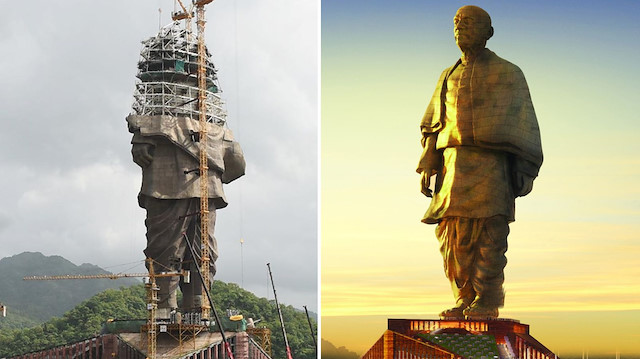 Hindistan dünyanın en uzun heykelinin açılışını yaptı