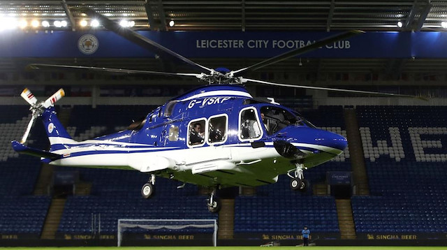 Leicester City'nin sahibinin helikopteri,King Power Stadyumu'nun dışında kaza yapmıştı.