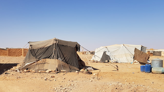 Rukban refugee camp in Syria