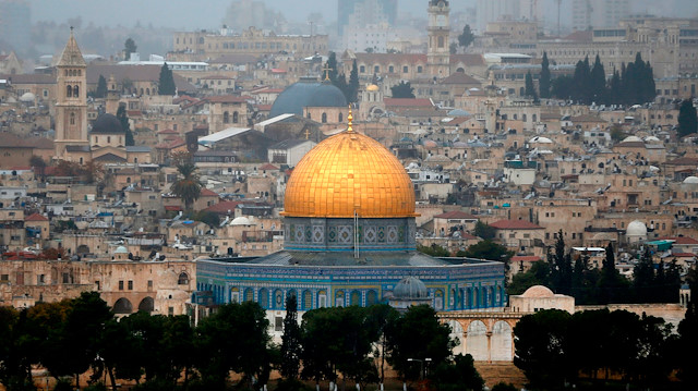 İsrail işgali altındaki Kudüs'te Müslümanların kutsal mabedi Mescid-i Aksa bulunuyor.