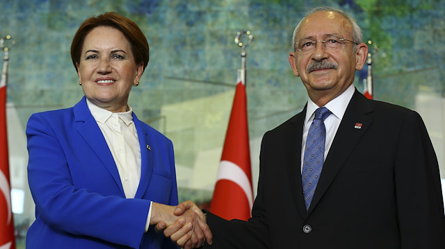 İyi Parti Genel Başkanı Akşener - CHP Genel Başkanı Kılıçdaroğlu 