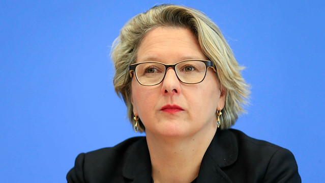 German Environment Minister Svenja Schulze