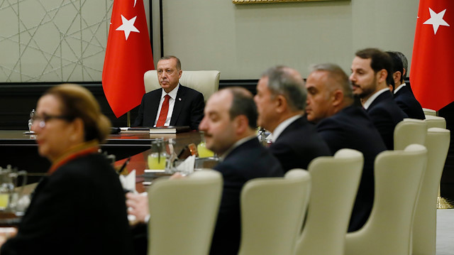 Cumhurbaşkanı Recep Tayyip Erdoğan başkanlığındaki ilk Cumhurbaşkanlığı Kabine Toplantısı 13 Temmuz 2018 tarihinde gerçekleşmişti. 