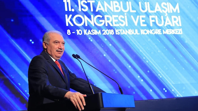 Turkey's transport and infrastructure minister Mehmet Cahit Turhan