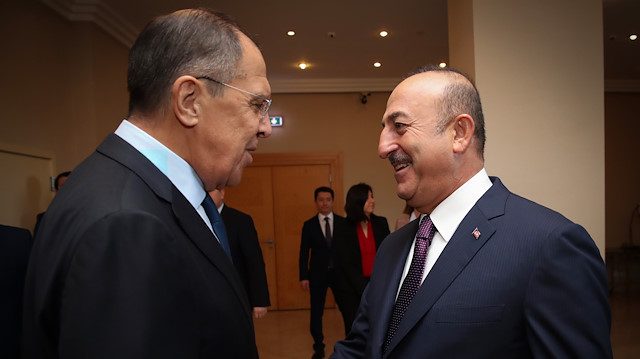 Rus mevkidaşı Sergey Lavrov ve Dışişleri Bakanı Mevlüt Çavuşoğlu