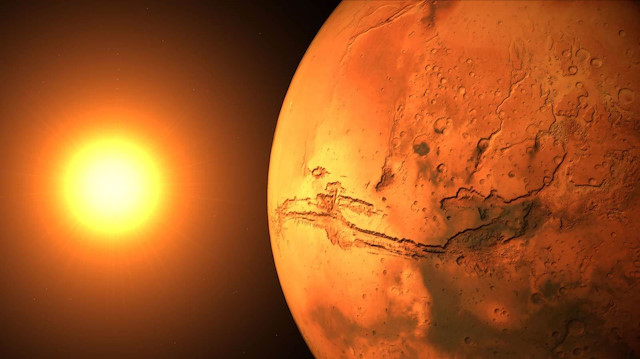 Mars'ın 'gün doğumu' fotoğrafından müzik oluşturmak