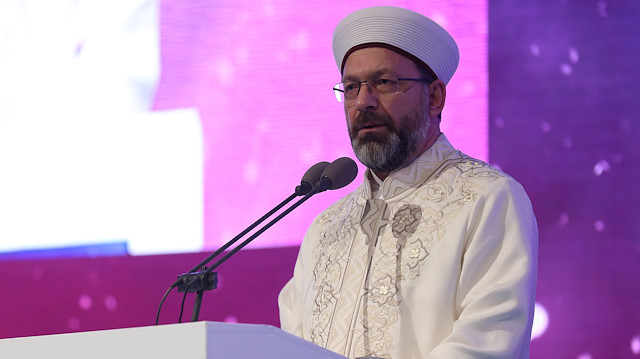Head of Turkey’s Religious Affairs Directorate Ali Erbaş 