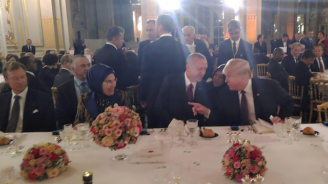 Cumhurbaşkanı Erdoğan ile Trump akşam yemeğinde bir araya geldi