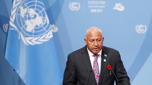 Frank Bainimarama, the new President of COP 23