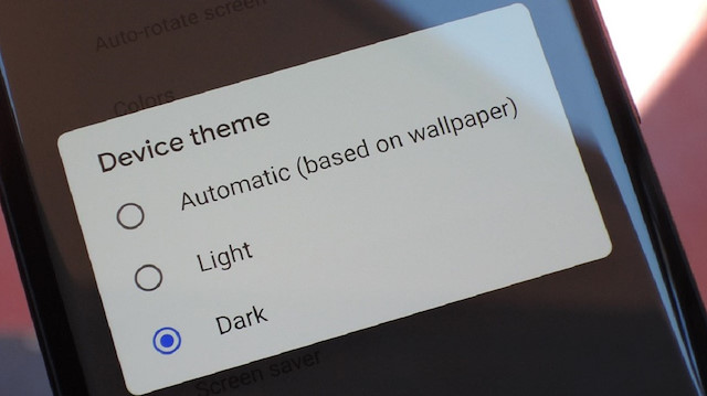 Karanlık mod özelliği Android 9.0 ile standart hale geldi. 