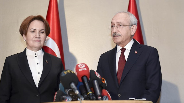 ​CHP Genel Başkanı Kemal Kılıçdaroğlu ile İYİ Parti Genel Başkanı Meral Akşener