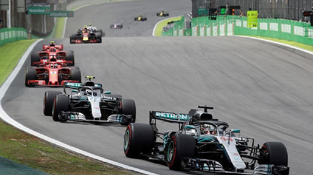 Mercedes claimed the constructors’ title for the fifth year in a row in Formula 1 after the champion of the season, Lewis Hamilton, won the Brazilian Grand Prix on Sunday. 