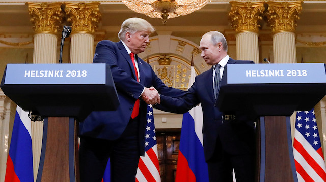 ABD Başkanı Donald Trump ve Rusya Devlet Başkanı Vladimir Putin Finlandiya'nın başkenti Helsinki'de bir araya gelmişti.