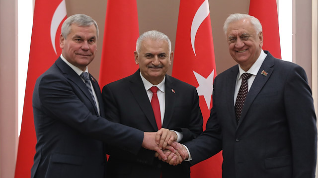 Turkish Parliament Speaker Binali Yıldırım in Belarus


