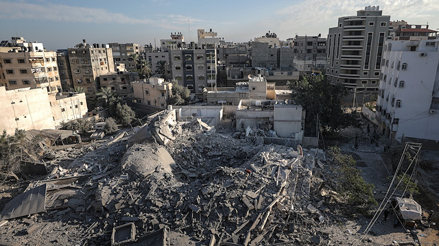 Israeli air attacks in Gaza