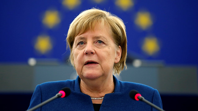 German Chancellor Angela Merkel
