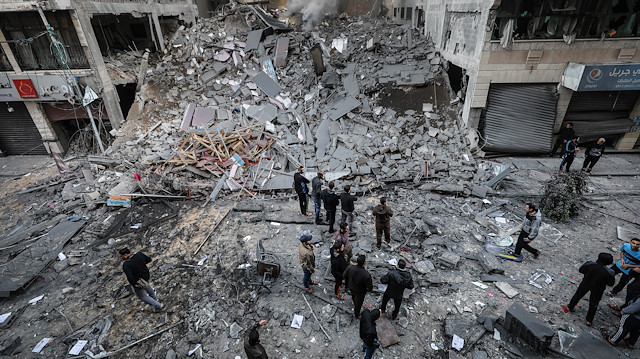 Israeli air attacks in Gaza