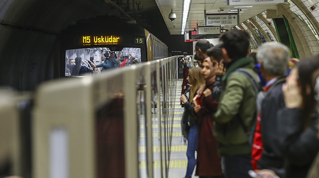 مترو أنفاق بمدينة إسطنبول