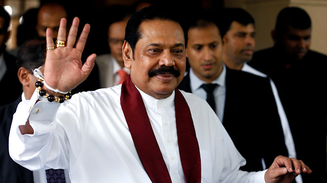  Sri Lanka's Prime Minister Mahinda Rajapaksa