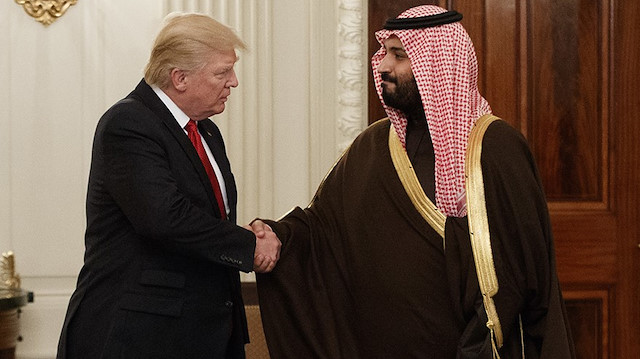 ABD Başkanı Donald Trump ve Prens Muhammed bin Selman 