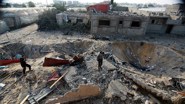 Israeli air attacks in Gaza

