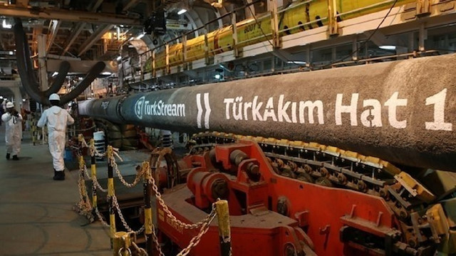 مشروع خط أنابيب "السيل التركي" لنقل الغاز