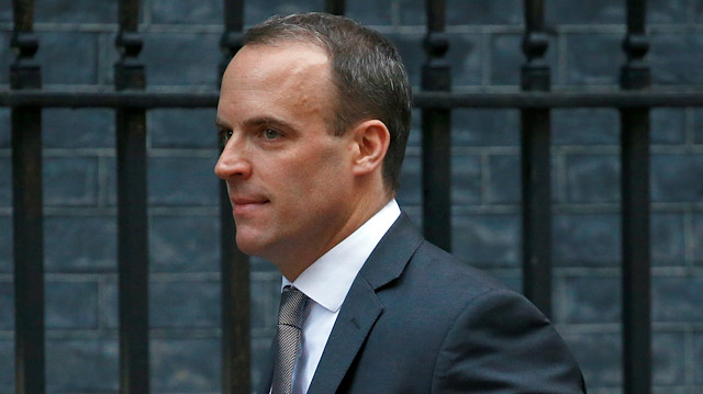 Britain's Secretary of State for Exiting the European Union, Dominic Raab