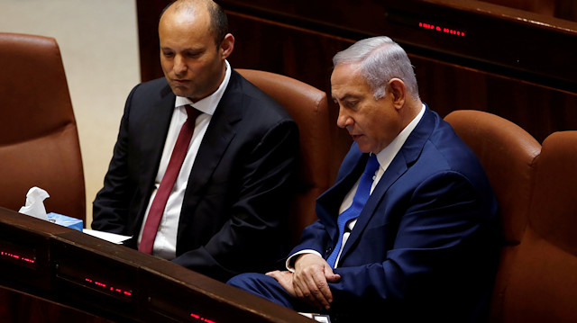 İsrail Başbakanı Benjamin Netanyahu  ve Eğitim Bakanı Naftali Bennett