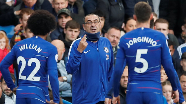 Chelsea'yi sezon başında devralan teknik direktör Maurizio Sarr'i İngiliz ekibinde muhteşem bir istatistiğe imza attı.