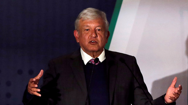 President-elect Andres Manuel Lopez Obrador talks about his security plan to the media, before he takes office as Mexican President on the December 1, in Mexico City, Mexico.