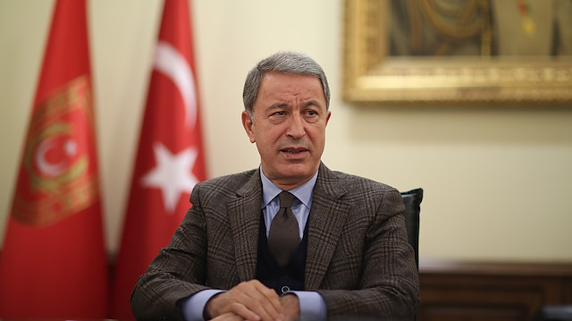 Turkey's Defense Minister Hulusi Akar  