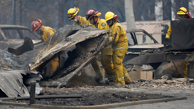 Kaliforniya'daki orman yangınında bilanço ağırlaşıyor: Bin 11 kişi kayıp
