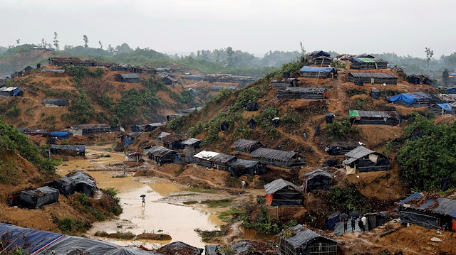 A Rohingya refugee camp in Cox's Bazar, Bangladesh.