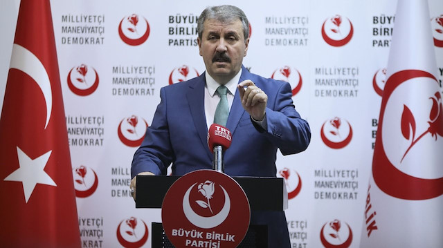 Büyük Birlik Partisi (BBP) Genel Başkanı Mustafa Destici