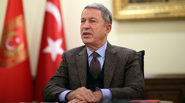 Turkey's Defense Minister Hulusi Akar