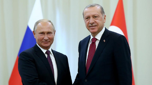 الرئيس التركي أردوغان، ونظيره الروسي بوتين