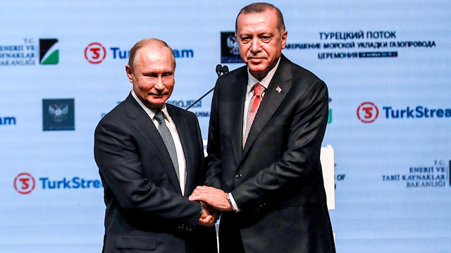 ​Turkish President Recep Tayyip Erdoğan and his Russian counterpart Vladimir Putin 