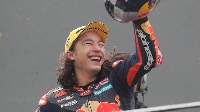 Can Öncü,  the youngest ever Grand Prix winner in motorcycling