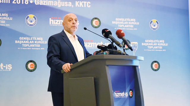 ​​Hak- İş Genel Başkanı Mahmut Arslan