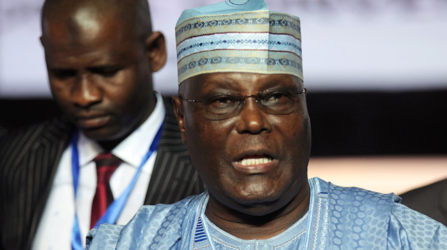 Atiku Abubakar, a former vice president, attends the national convention of Nigeria's opposition People's Democratic Party (PDP), in the southern city of Port Harcourt in the Niger Delta, Nigeria .