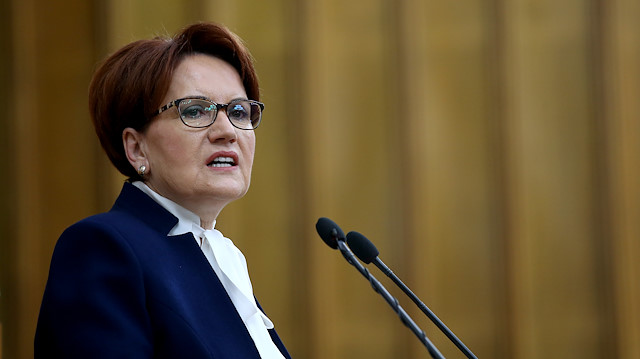 Meral Akşener, head of the opposition Good (IYI) Party.