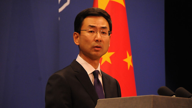 Chinese FM Spokesperson Geng Shuang