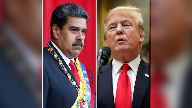 Venezuela Lideri Nicolas Maduro ve ABD Başkanı Donald Trump