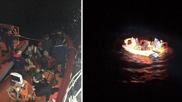 Muğla'da göçmen teknesi battı